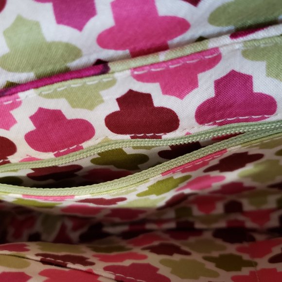 NWT Vera Bradley Knot Just a Clutch Hello Dahlia Handbag Purse - Picture 7 of 8